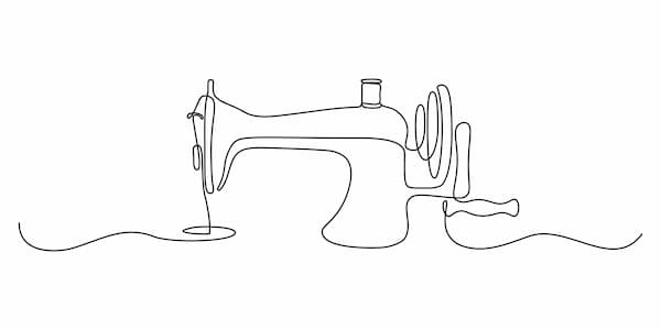 sewing machine illustration